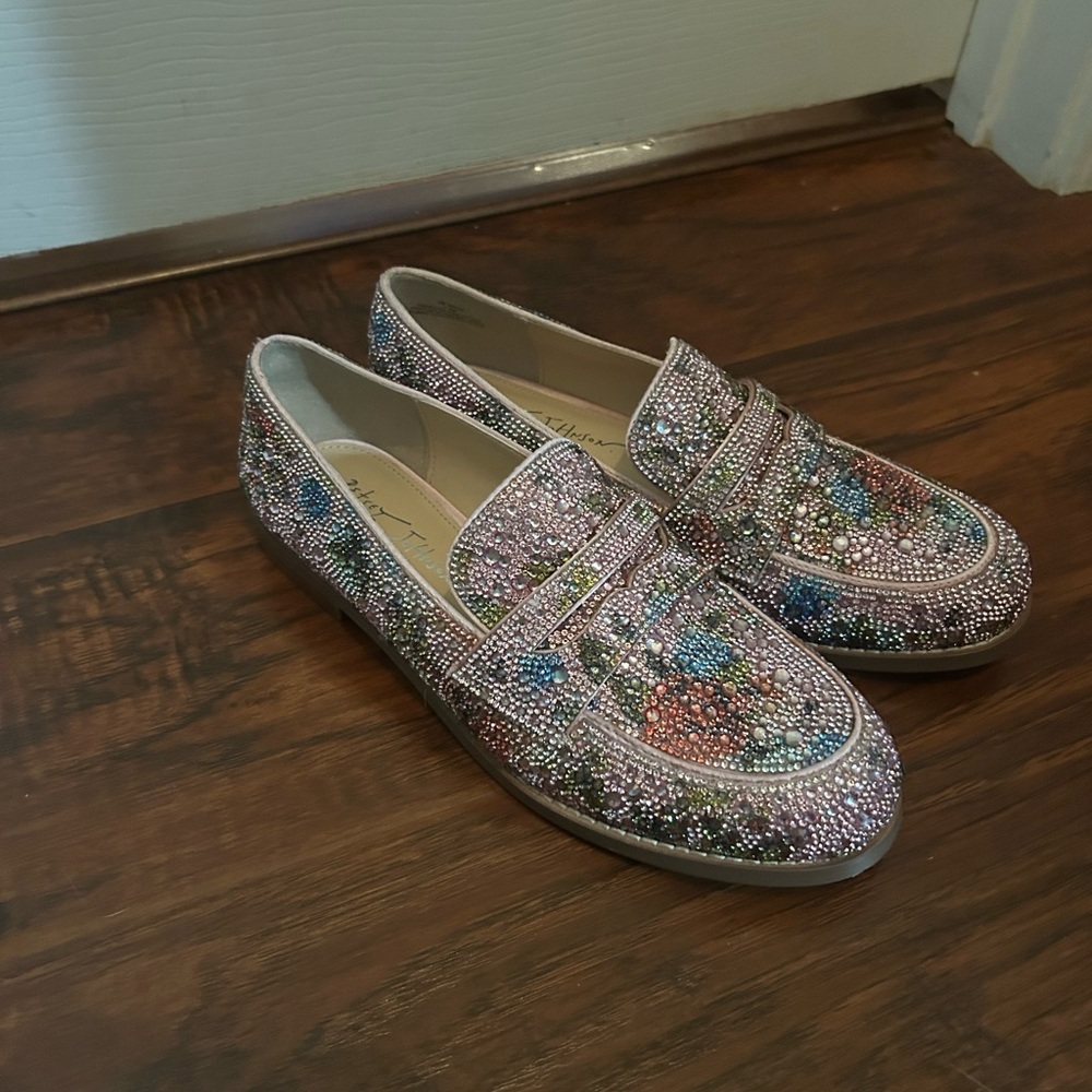 Betsey Johnson Sparkling Multicolor Loafers